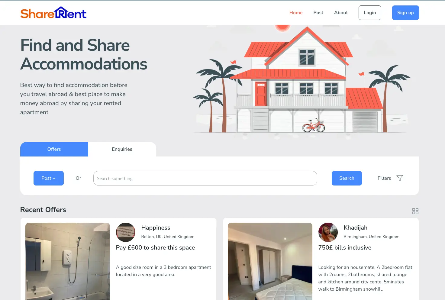 Rush Tech Website Mockup